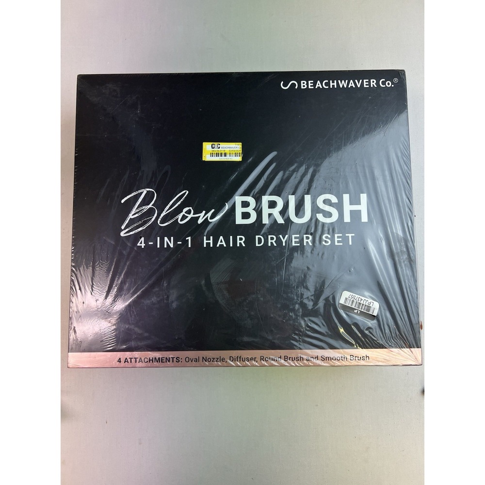 The Beachwaver Co. Blow Brush 4 In 1 Hair Dryer Set 4 Styling Attachments Ionic